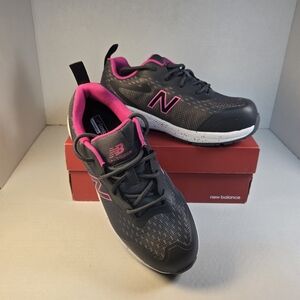 New Balance Logic Safety & Work Shoe Gray and Pink Sneakers Size 7 WIDE